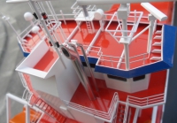 custom made model of 118m General Cargo vessel